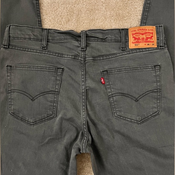 Levi Strauss Jeans - 511 Slim Fit Black Jeans - Picture 2 of 3